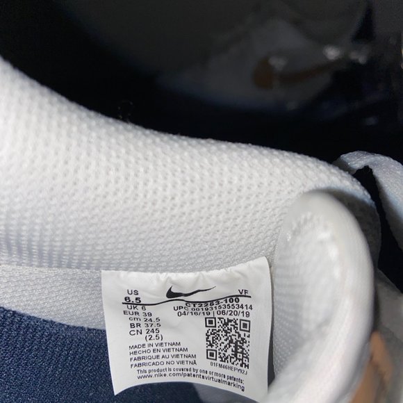 Nike Air Force 1 Low White 3D Removable Denim Swoosh CT2263-100 Men 6.5 Women 8 main image 5